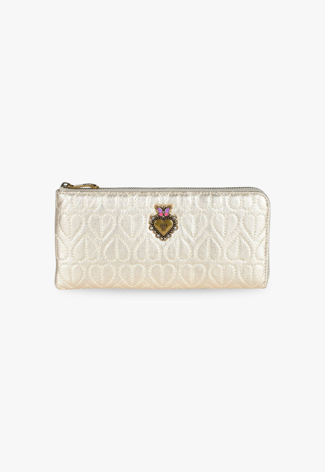 アナ スイ（ANNA SUI）ドリーミー Lファスナー長財布 | バタフライ ギフト