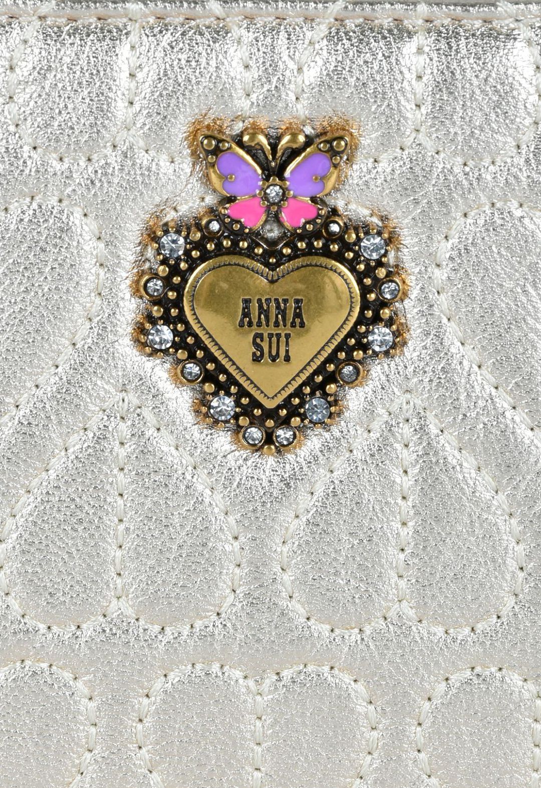 アナ スイ（ANNA SUI）ドリーミー Lファスナー長財布 | バタフライ ギフト