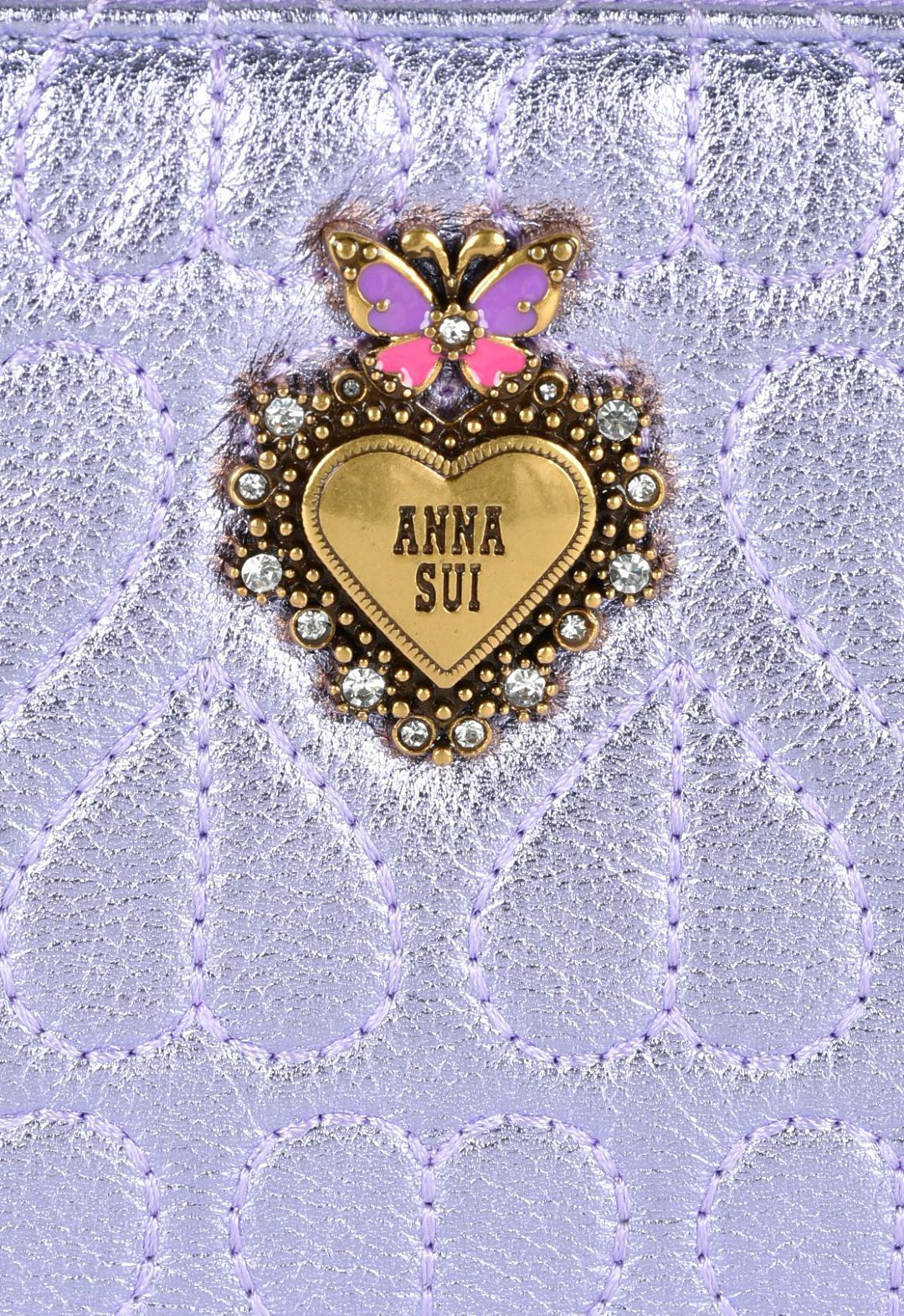 アナ スイ（ANNA SUI）ドリーミー Lファスナー長財布 | バタフライ ギフト