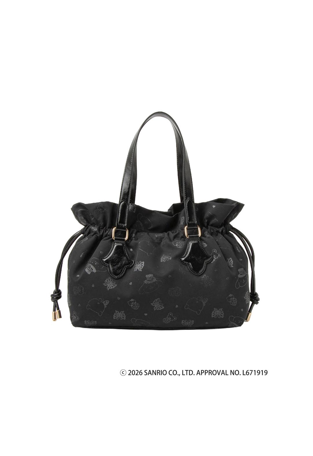 ANNA SUI x POMPOMPURIN 抽繩手提袋