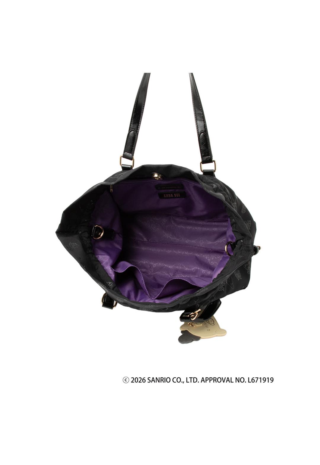 ANNA SUI x POMPOMPURIN 抽繩手提袋