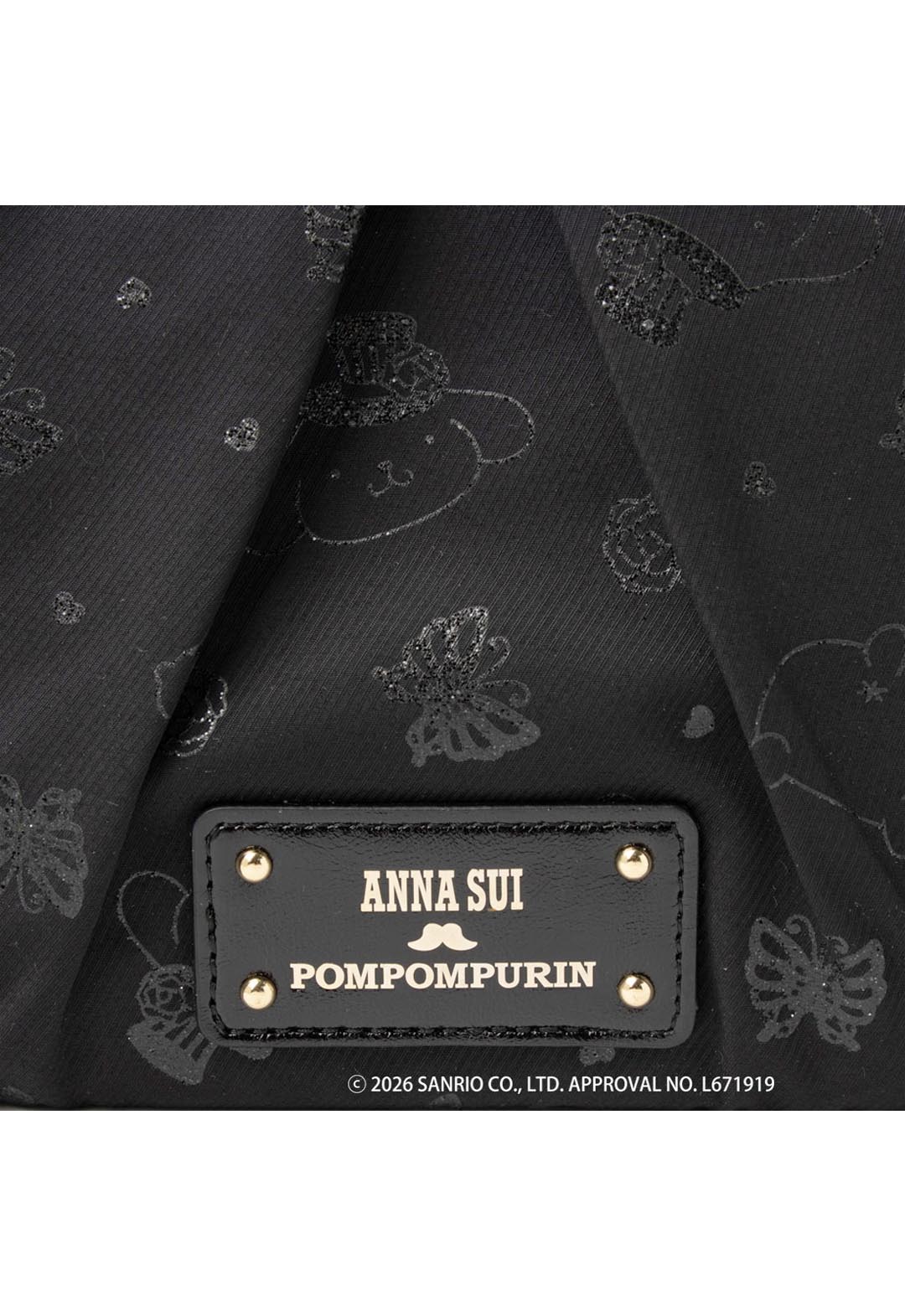 ANNA SUI x POMPOMPURIN 折疊式單肩包