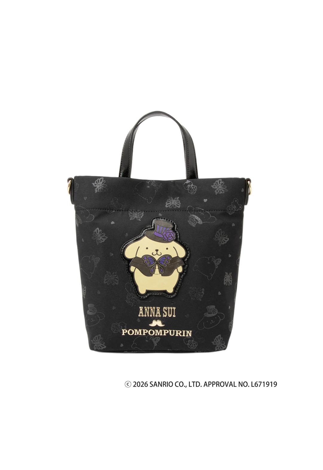 ANNA SUI x POMPOMPURIN 迷你肩背包