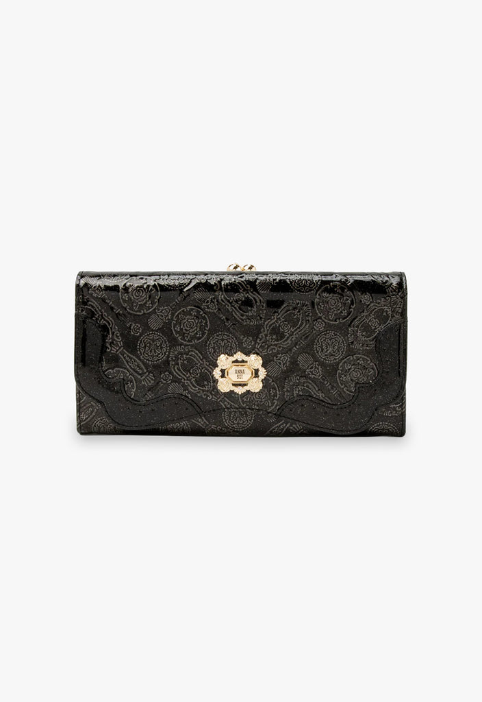 Cherina Clasp Long Wallet