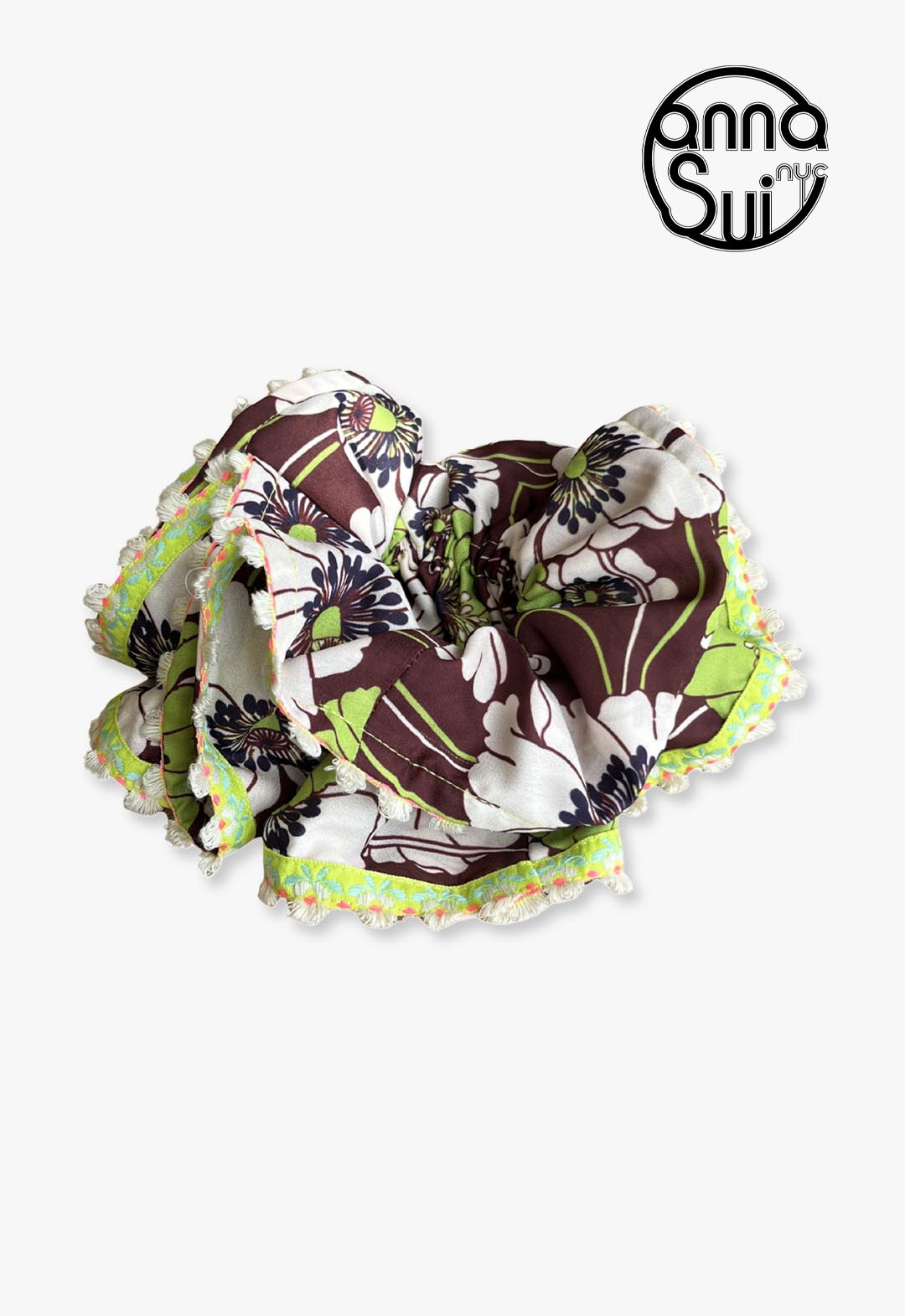 夏季復古花朵髮圈