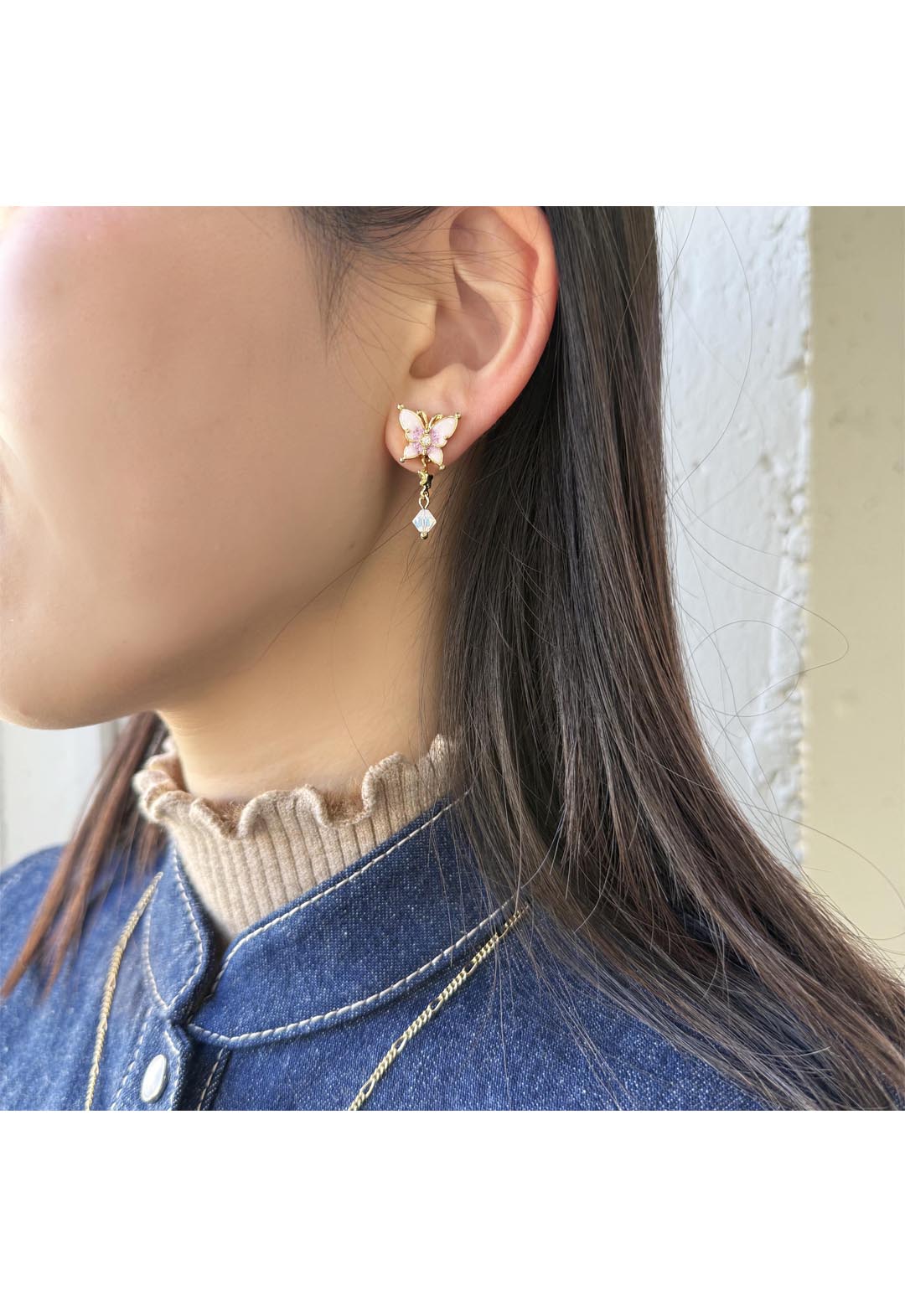 アナ スイ（ANNA SUI） 蝶モチーフ ピアス | バタフライ ギフト