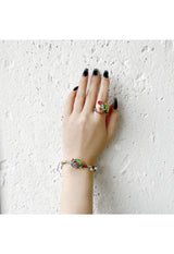 Chameleon motif bracelet