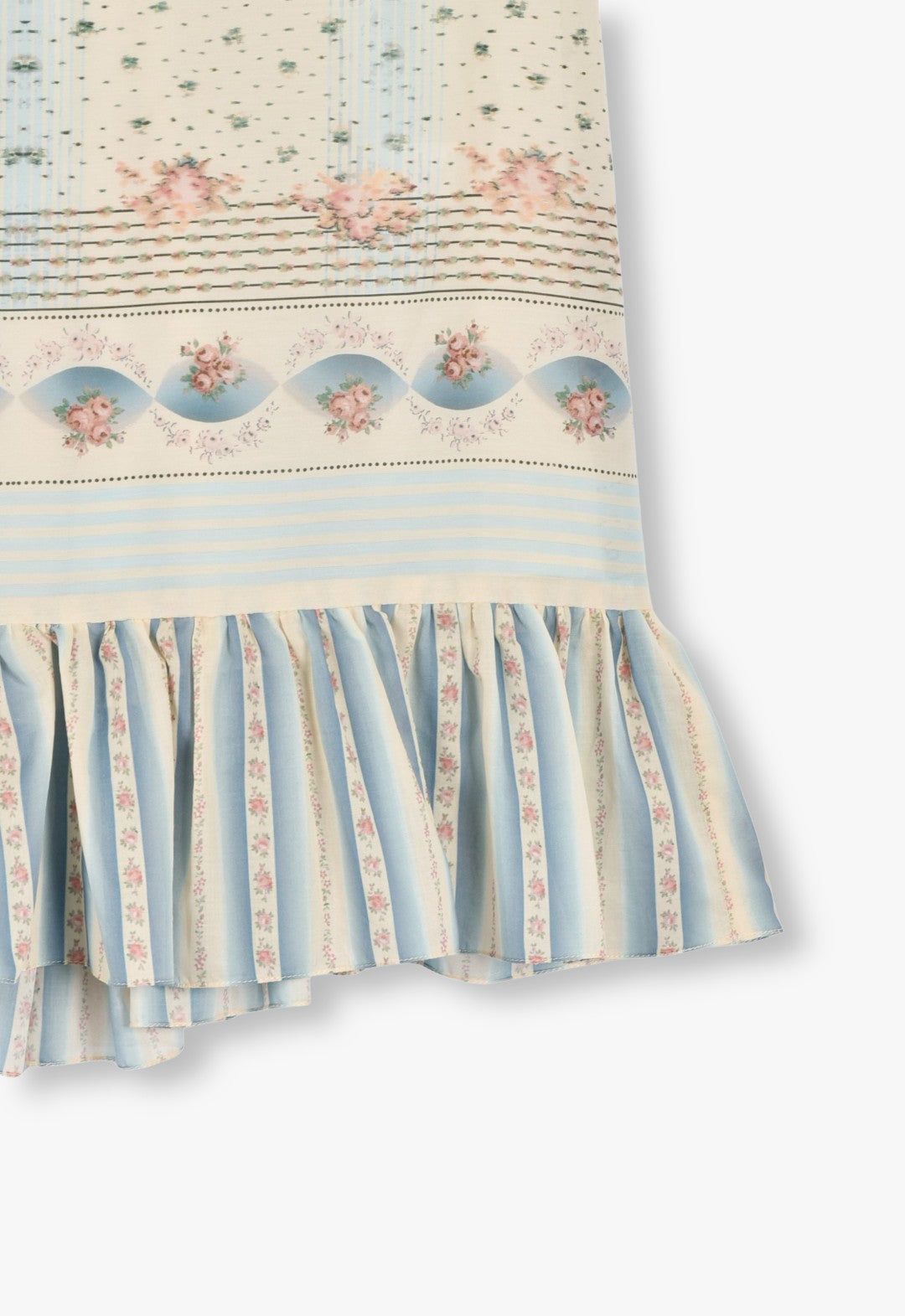 HERITAGE SCARF PRINT COTTON SKIRT