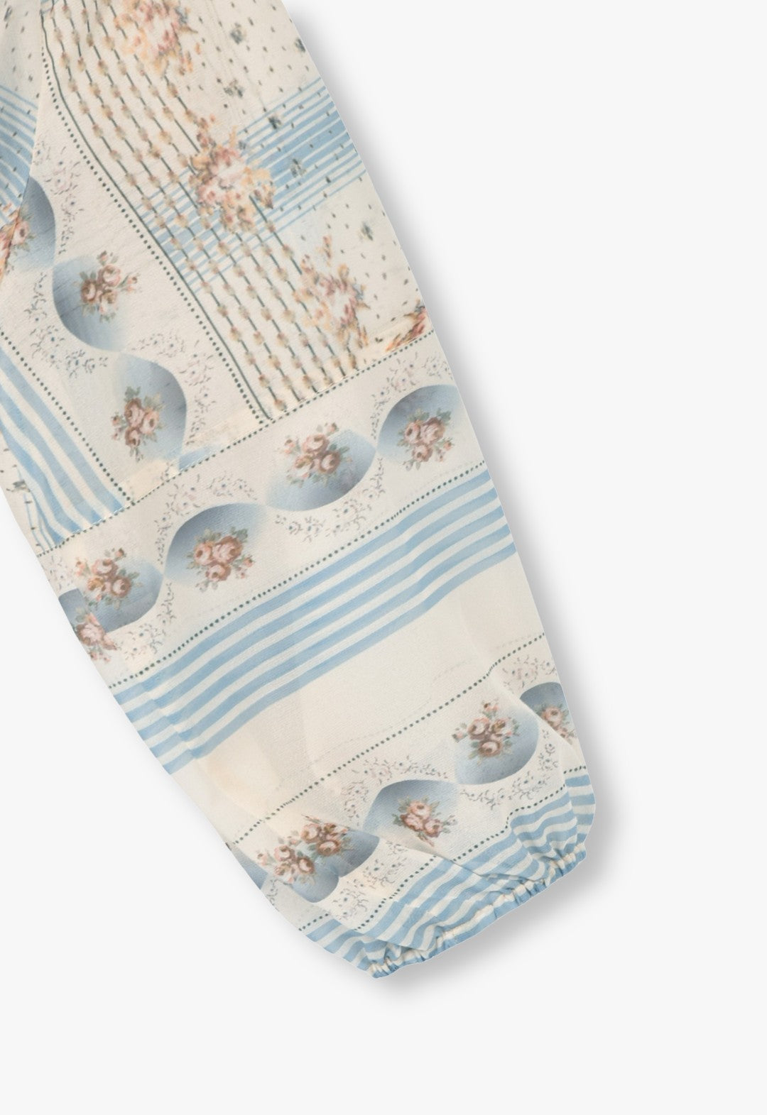 HERITAGE SCARF PRINT CHIFFON BLOUSE