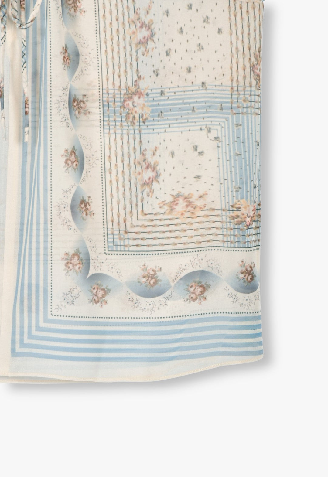 HERITAGE SCARF PRINT CHIFFON BLOUSE