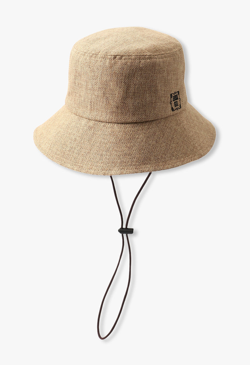 天然拉繩漁夫帽