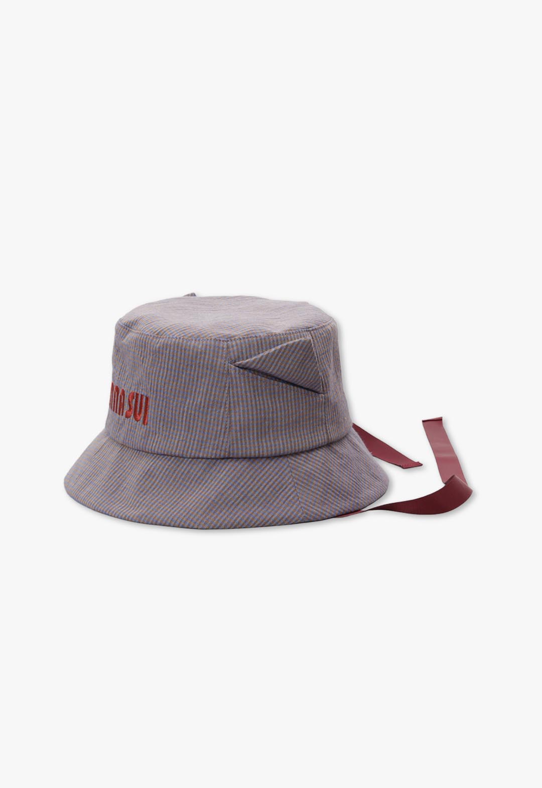 ネコ耳ロゴ刺しゅうクロッシェ