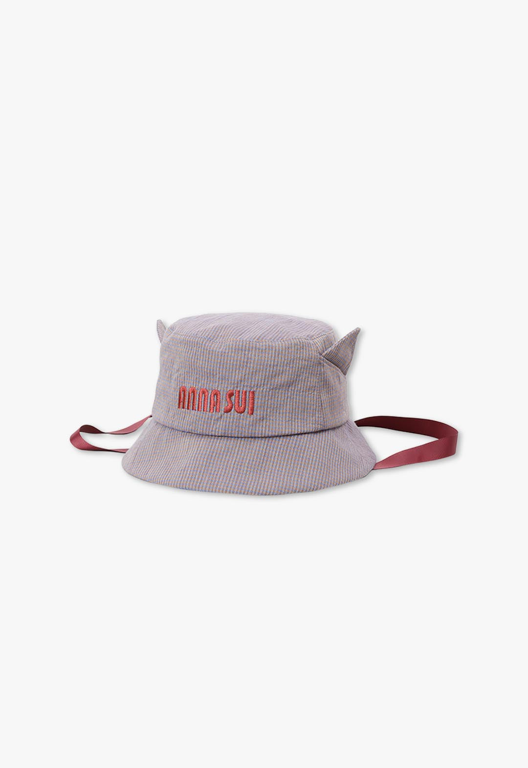 ネコ耳ロゴ刺しゅうクロッシェ