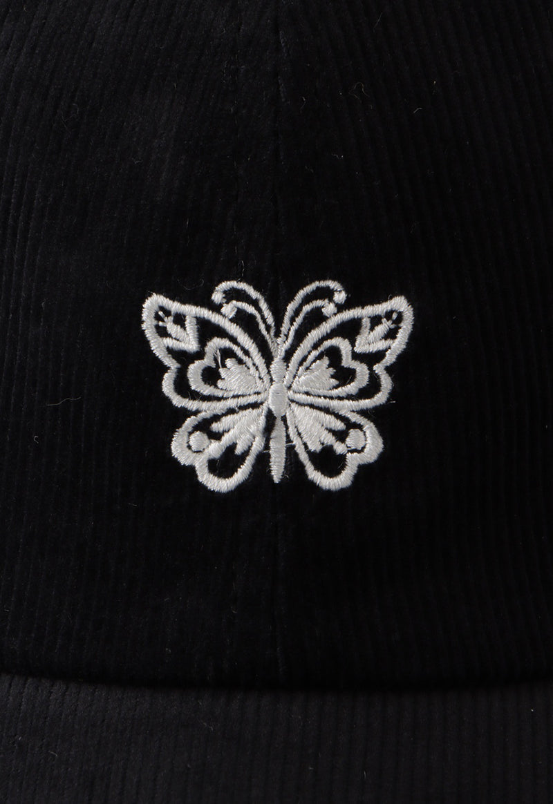 Corduroy Embroidered Cap