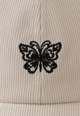 Corduroy Embroidered Cap