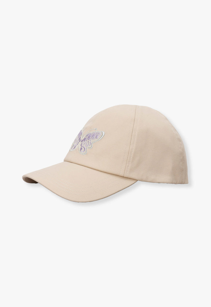 Butterfly Embroidery Cap