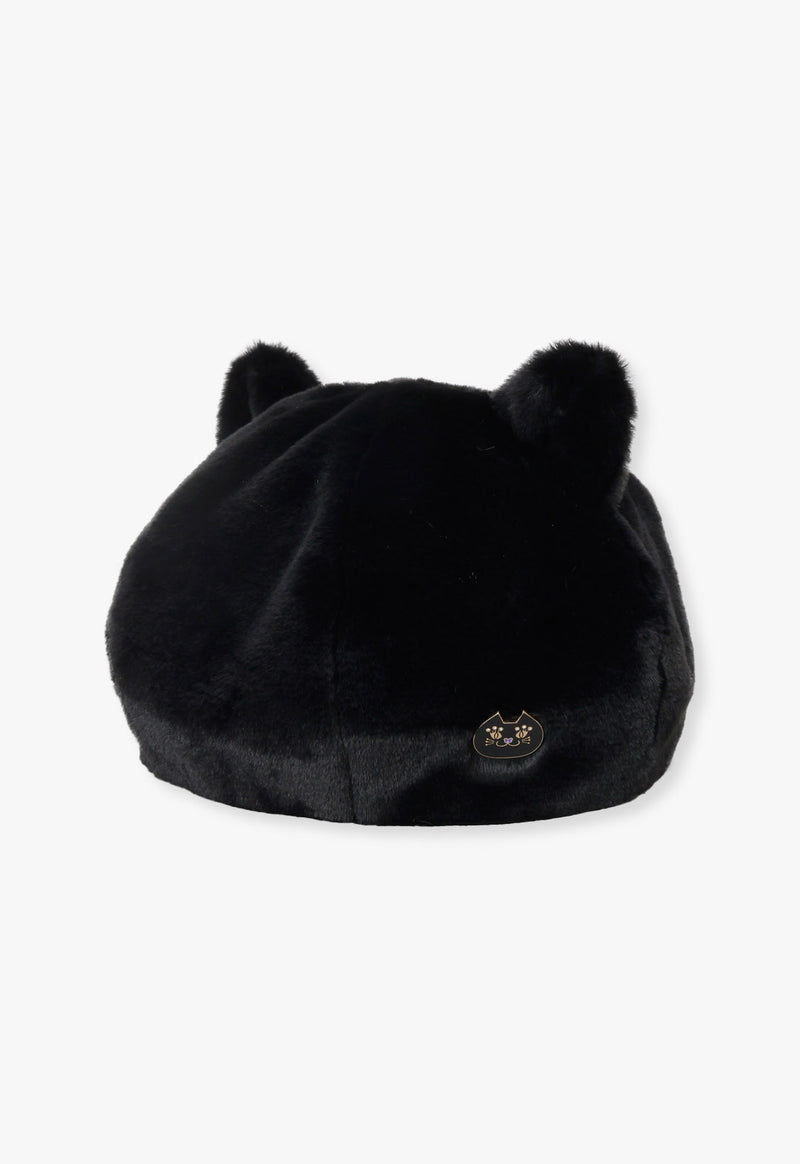 Cat Ears Fake Fur Berets