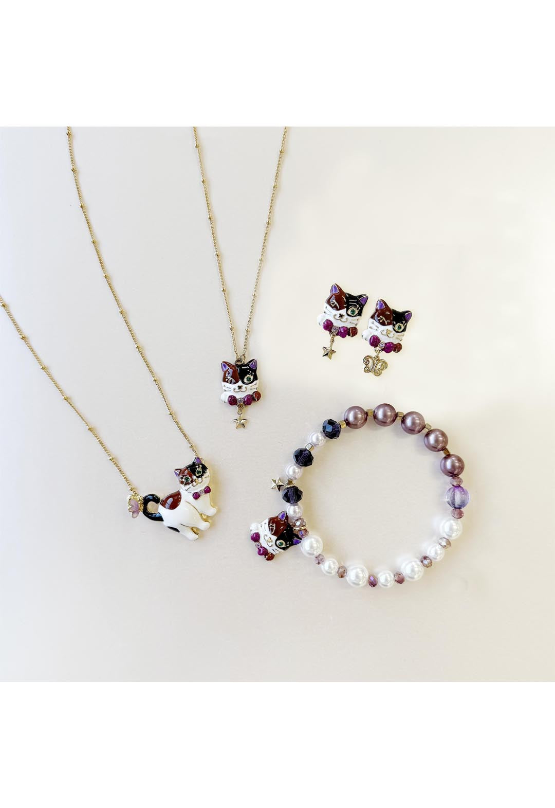 アナ スイ（ANNA SUI）三毛ティティモチーフ ピアス | ねこ 猫 ギフト