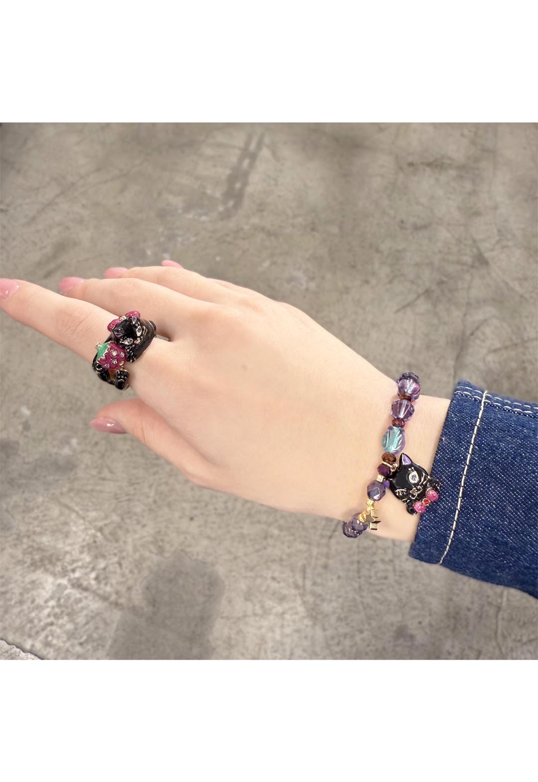 アナ スイ（ANNA SUI）ティティモチーフ ブレスレット | ねこ 猫 ギフト