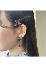 Butterfly Motif 2WAY Earrings