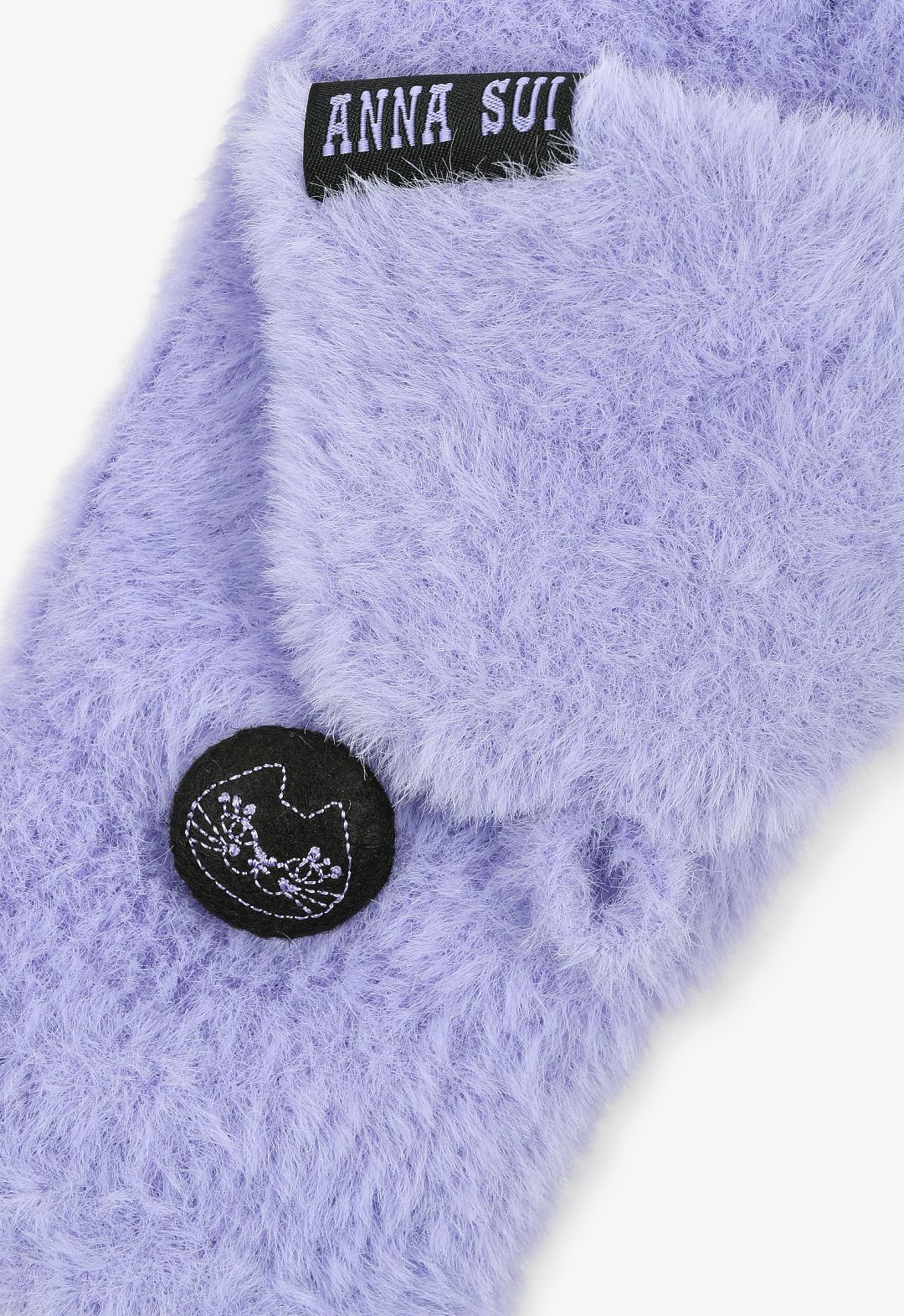 连帽双面针织手套