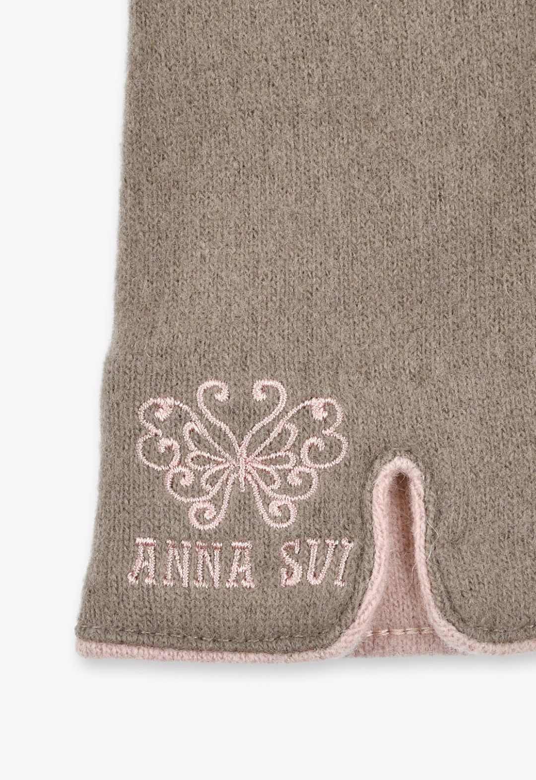 バタフライ刺繍 スマホ対応手袋