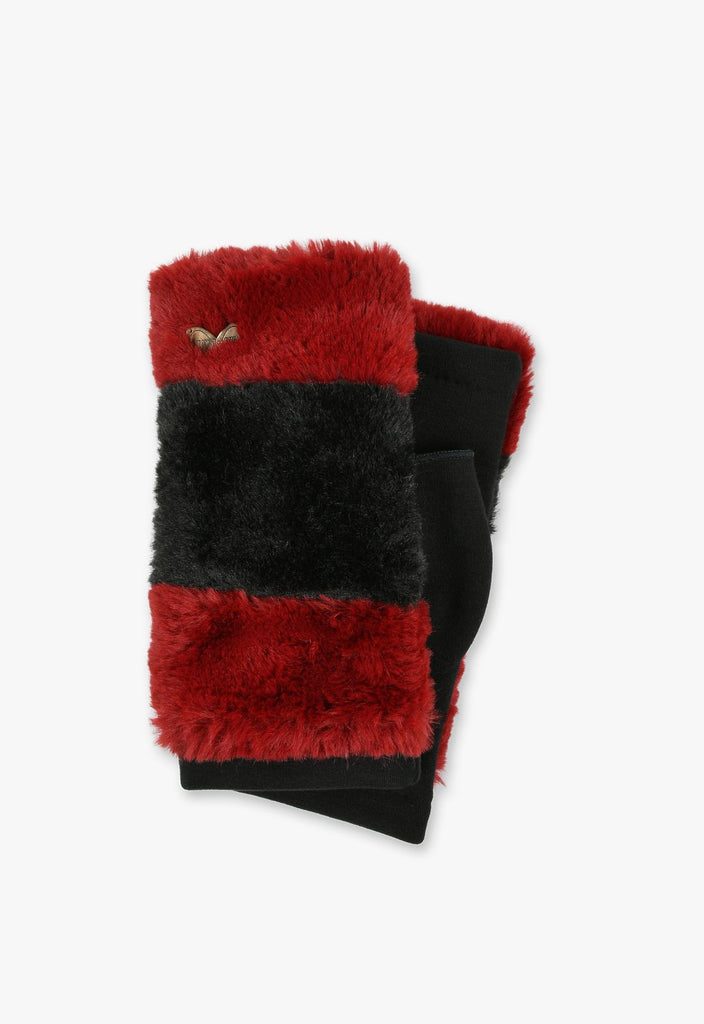 バタフライメタル エコファー 指先フリー手袋