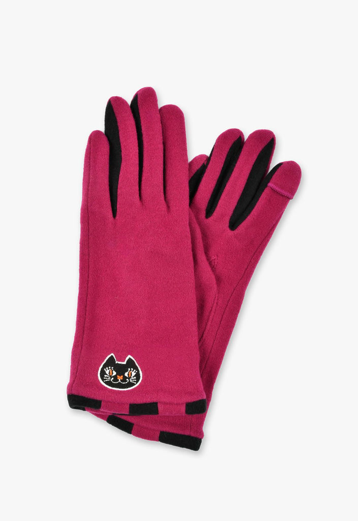 TITI バイカラー スマホ対応手袋