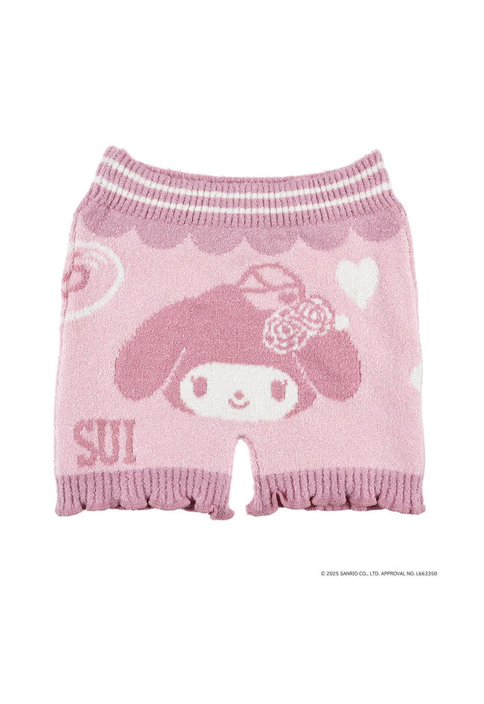 My Melody 和 Kuromi 印花緊身褲，七分褲長，彈性（My Melody）