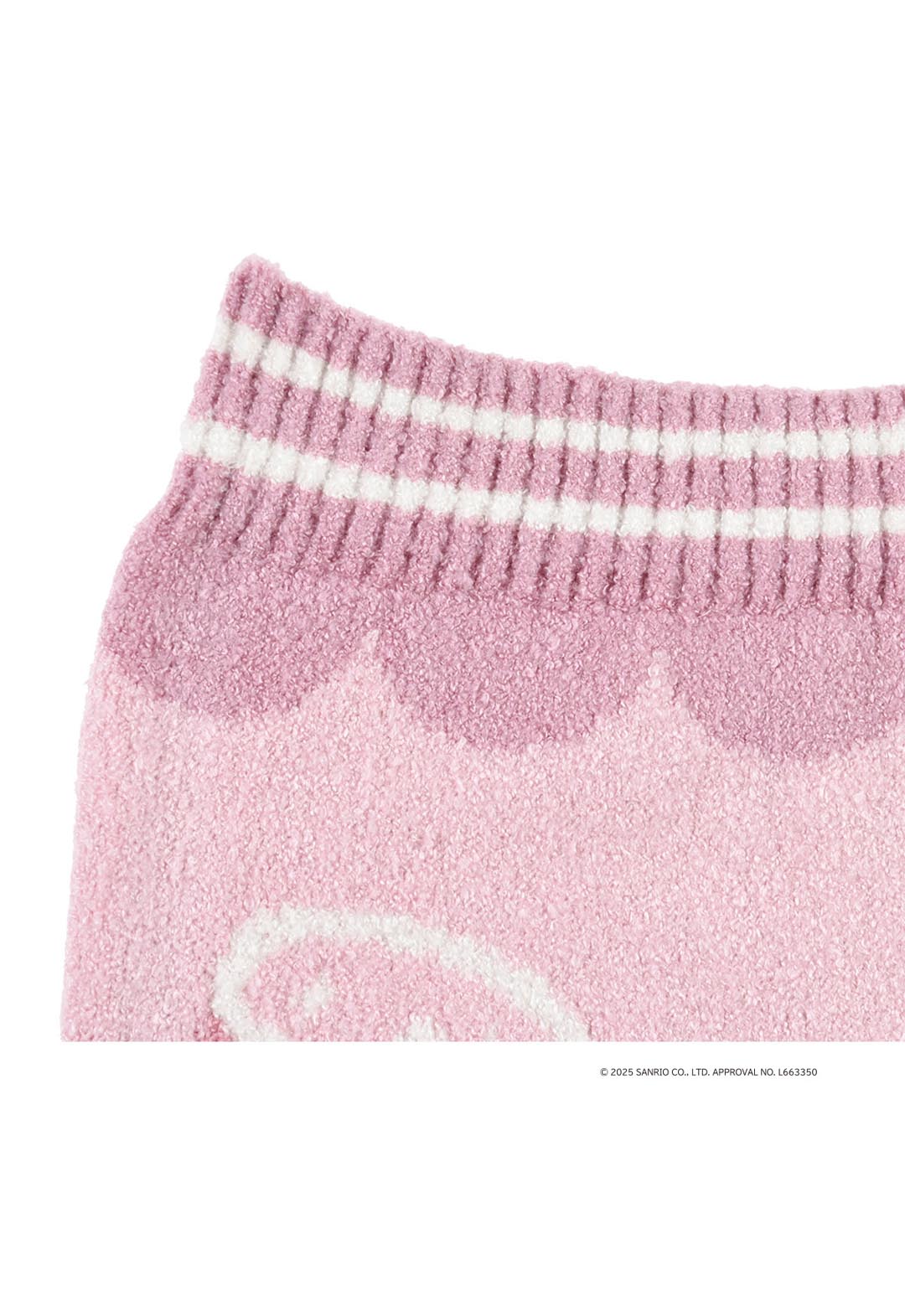 My Melody and Kuromi Print Leggings, 1/4 Length, Stretchy (My Melody)