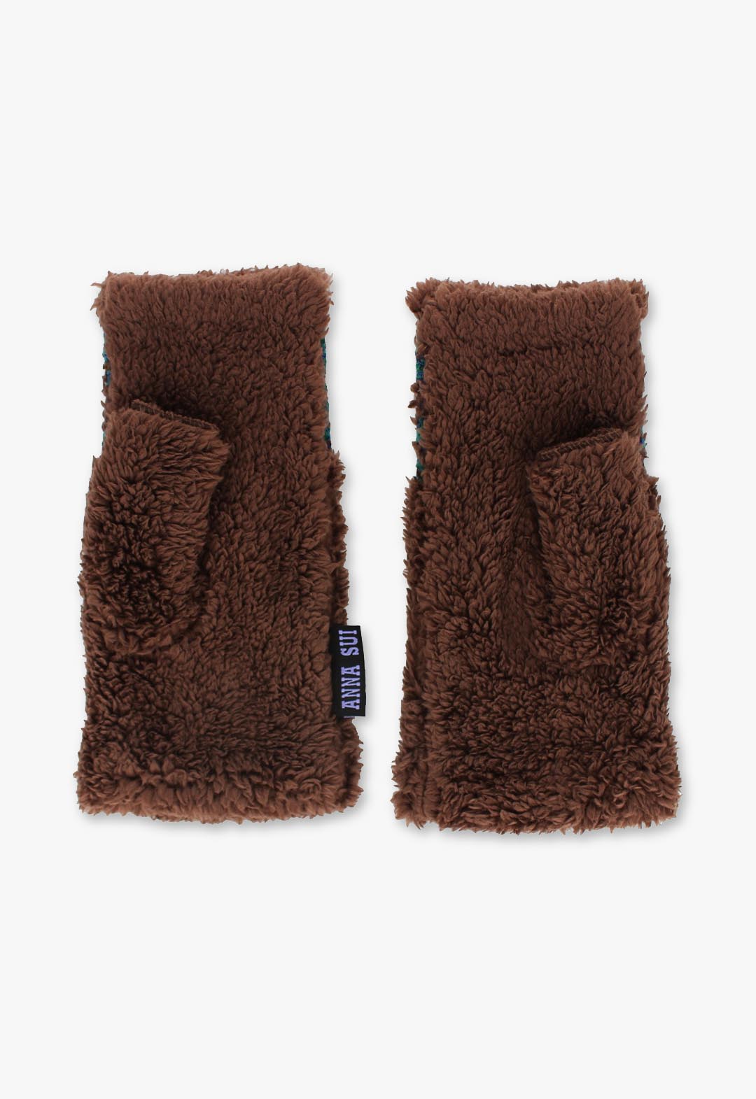 Lace design cat fingerless gloves