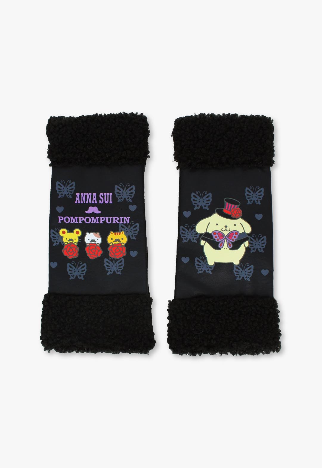 Pompompurin Fleece-lined Fingerless Gloves