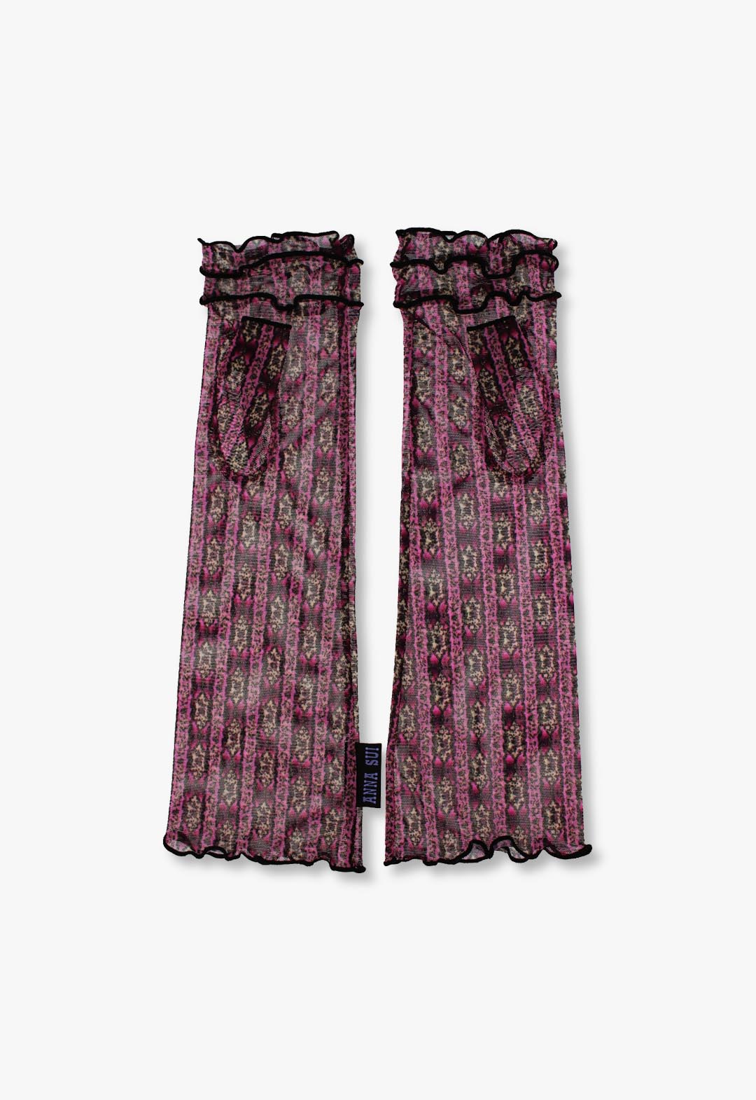 UV Protection Semi-Long Fingerless Gloves for Resorts