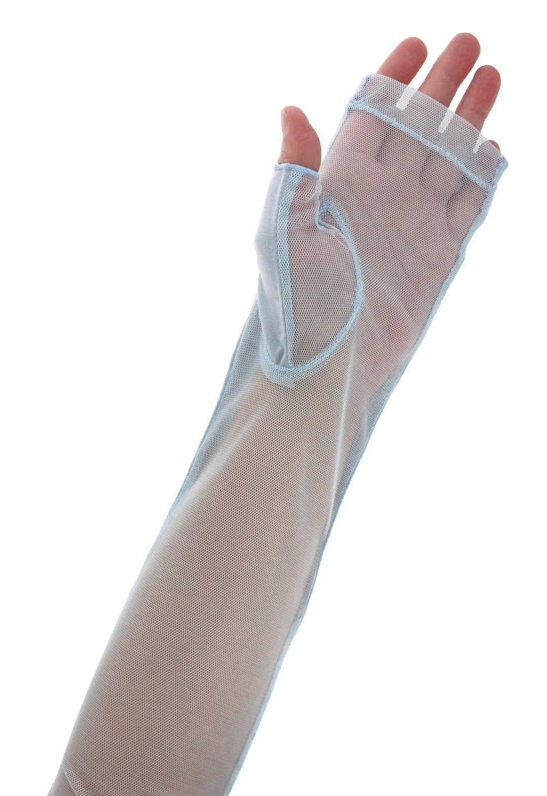 UVカット手袋 ロング丈 TITI 指なし