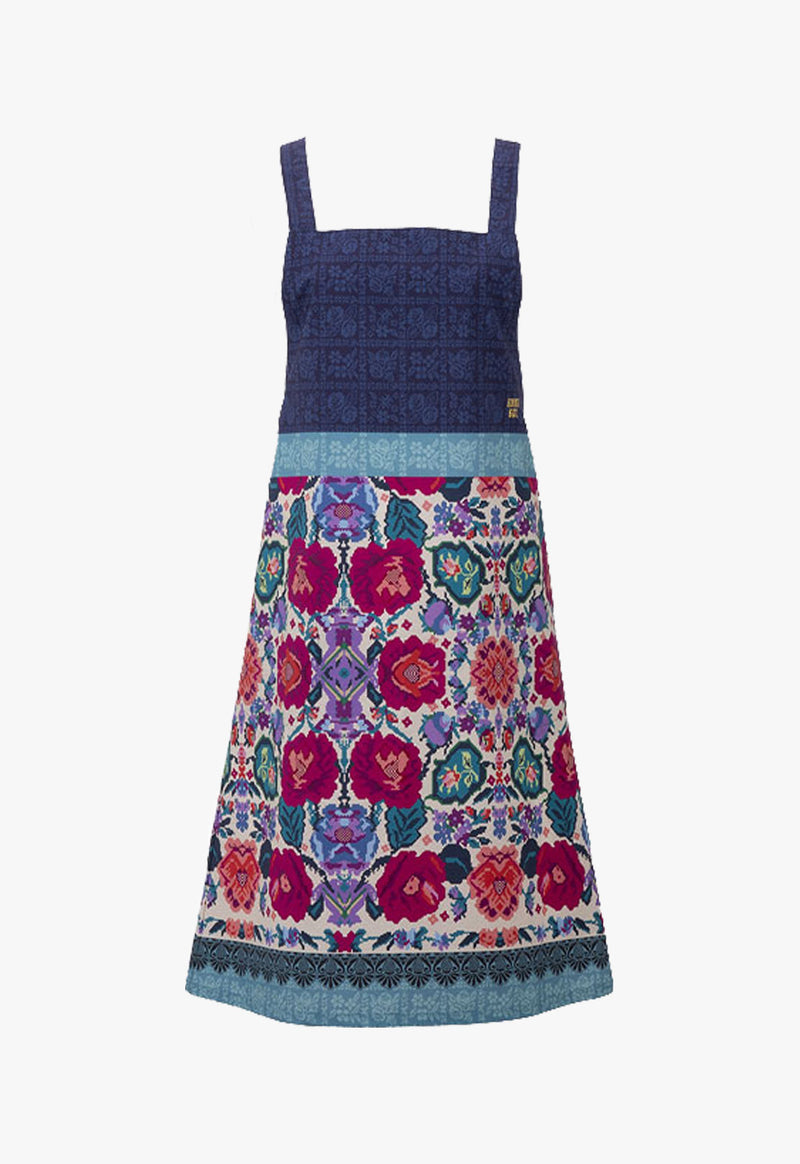 Folklore Rose Cross Apron