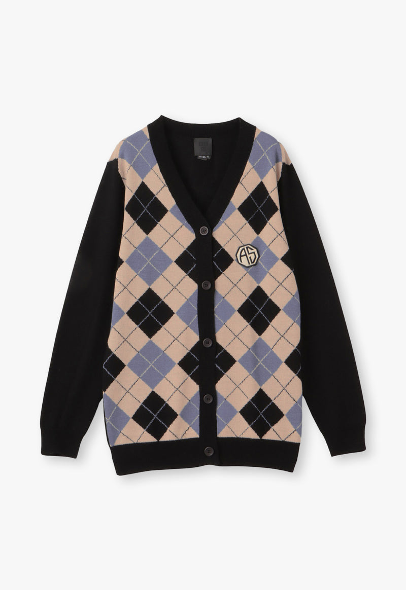 ARGYLE CARDIGAN