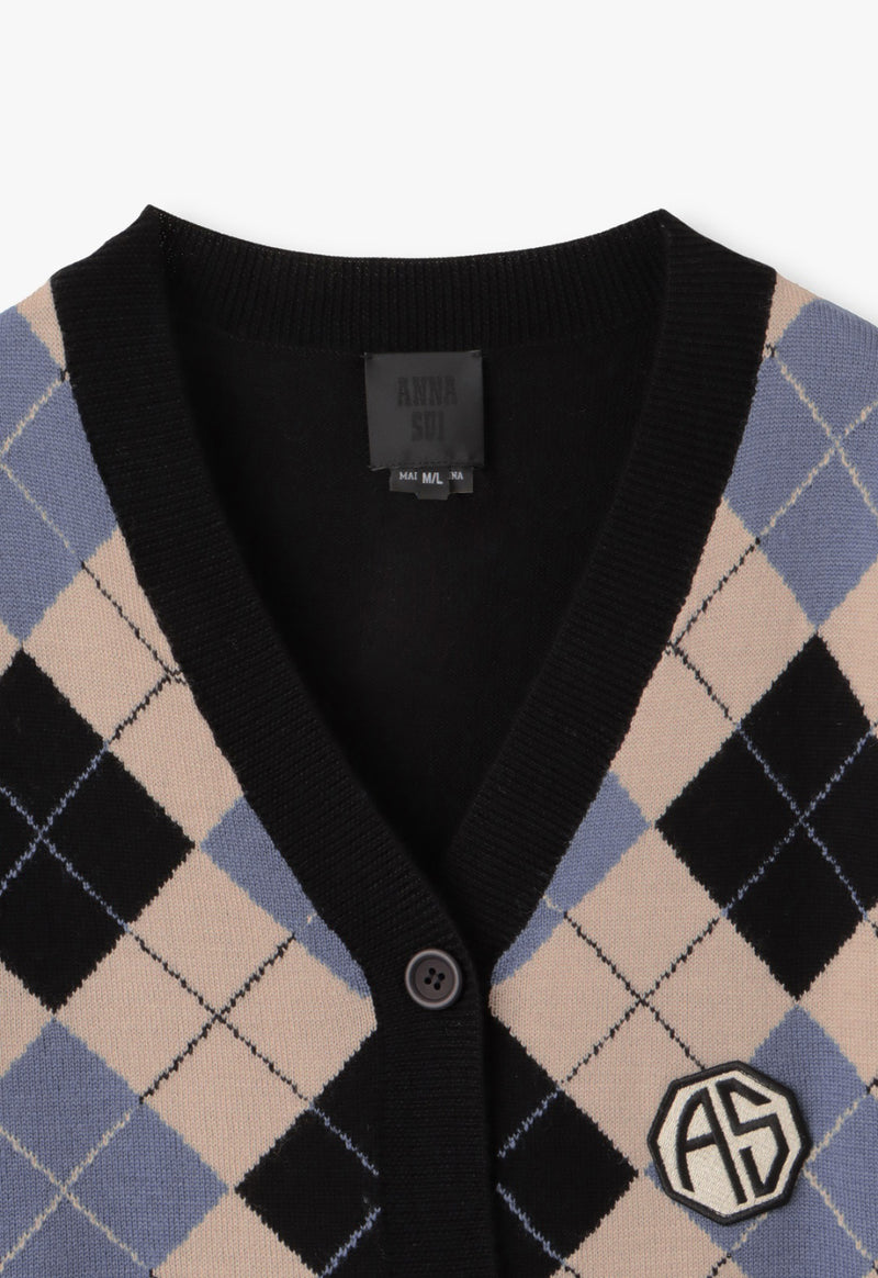 ARGYLE CARDIGAN