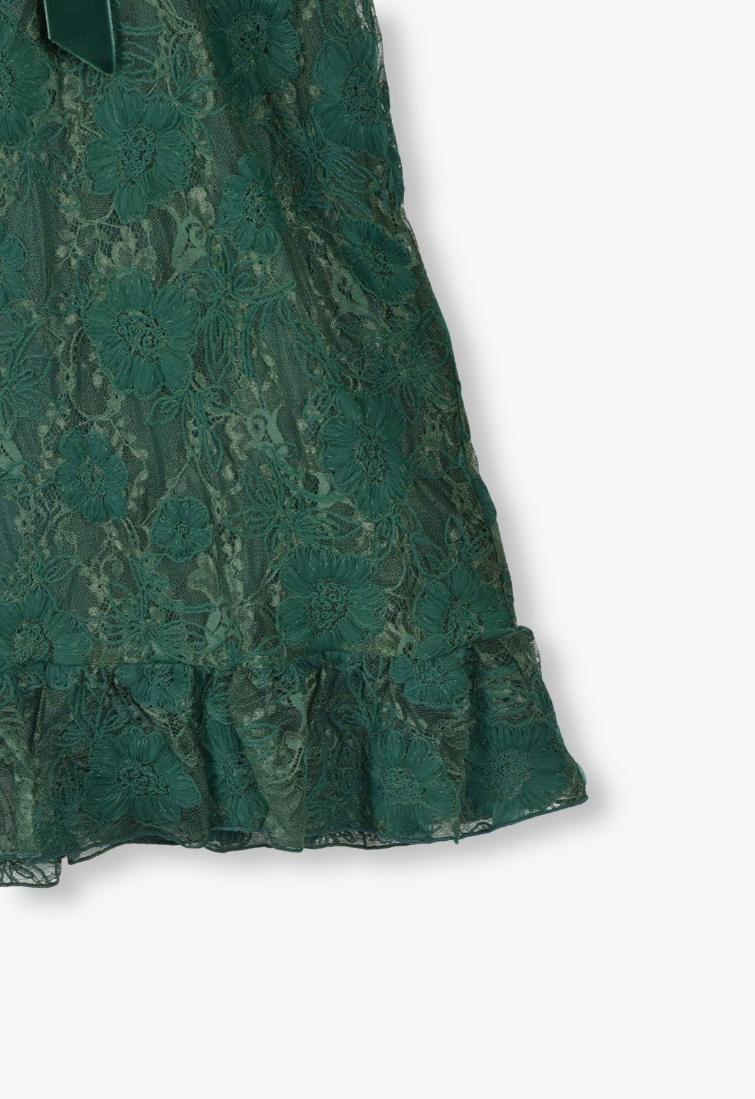 3-D LACE DRESS