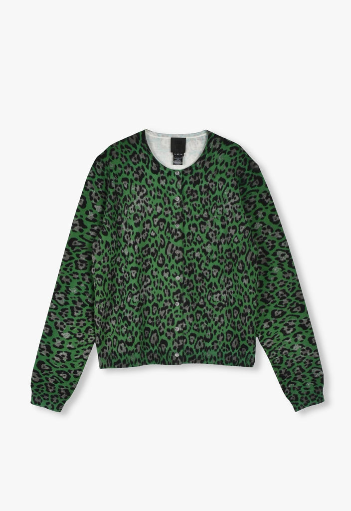 JAGUAR PRINTED KNIT CARDIGAN