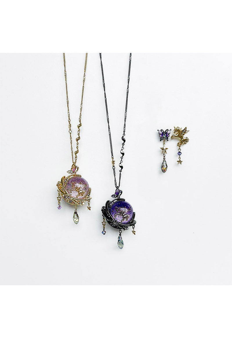 [Limited Edition BOX Item] Celestial Unicorn Motif Necklace