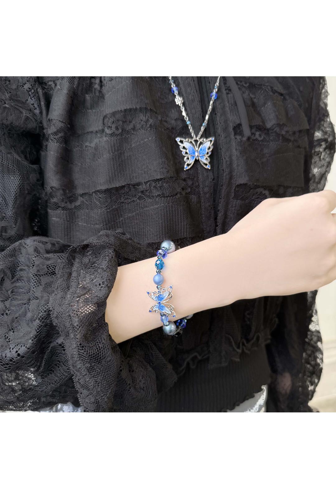 ANNA SUI ブレスレット 蝶 アナスイ 蝶モチーフ ブレスレット