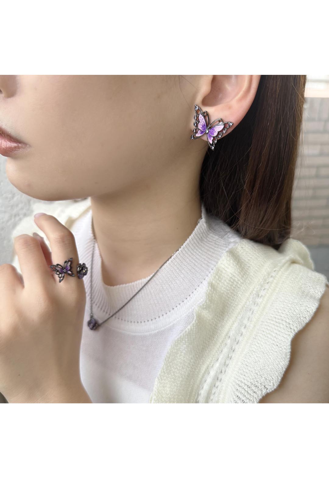 Butterfly Motif Earrings