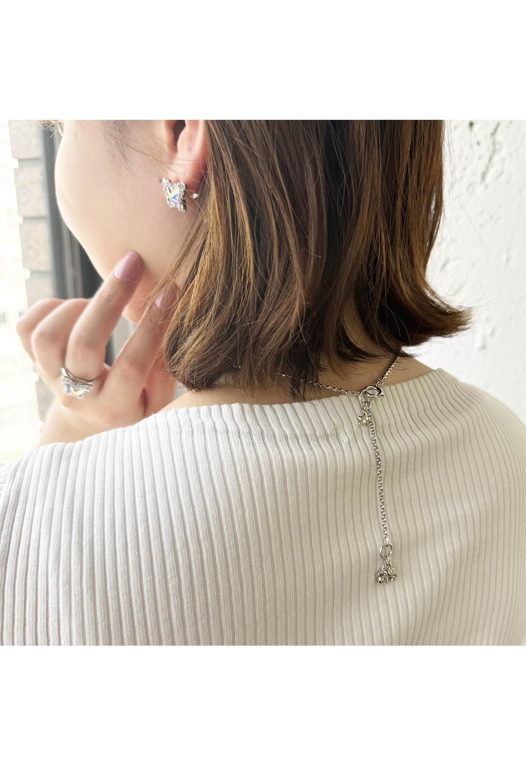 【オンラインストア限定】スパークルバタフライモチーフ ネックレス