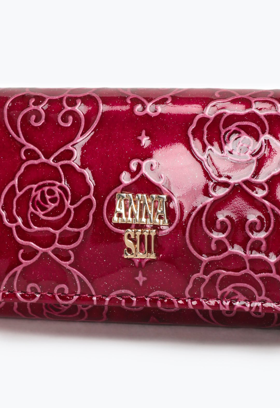 ANNA SUI バラ柄キーケース Roseheart Key Case