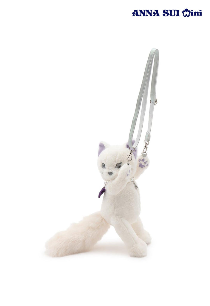 Cat plush shoulder bag