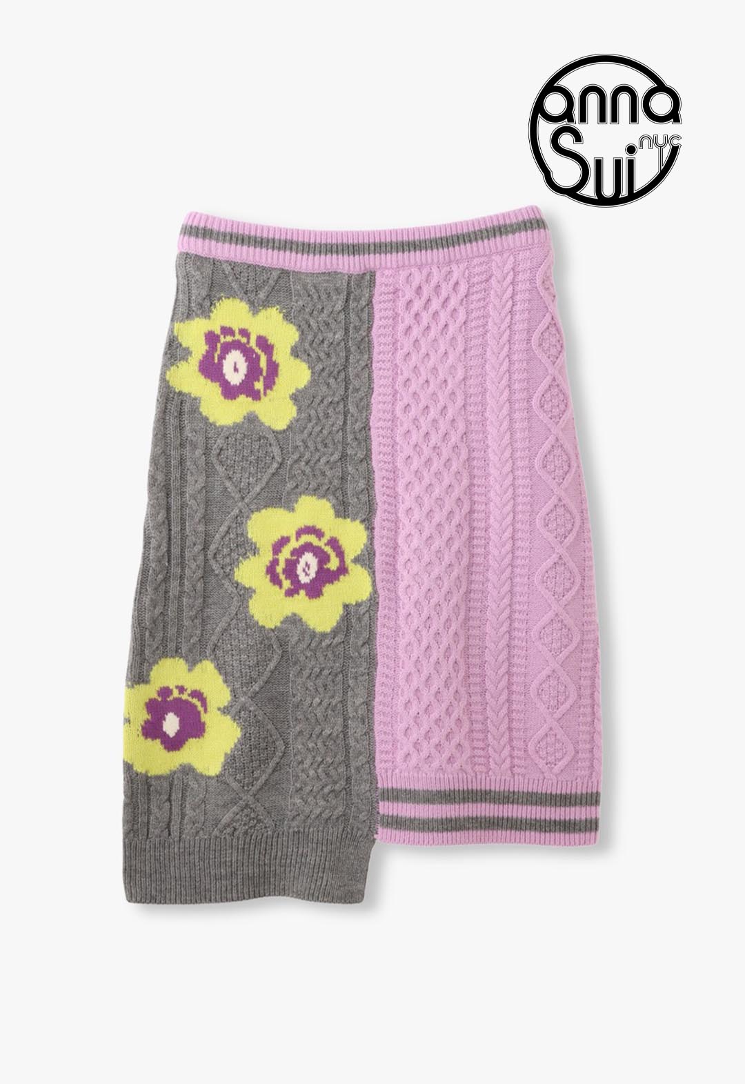 Floral pattern MIX jacquard skirt