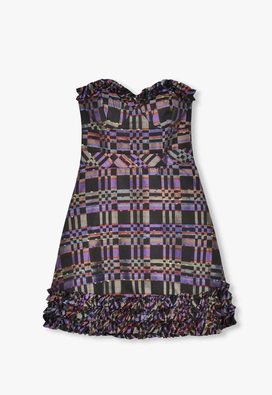 SHANGRI-LA TAFFETA STRAPLESS PARTY DRESS