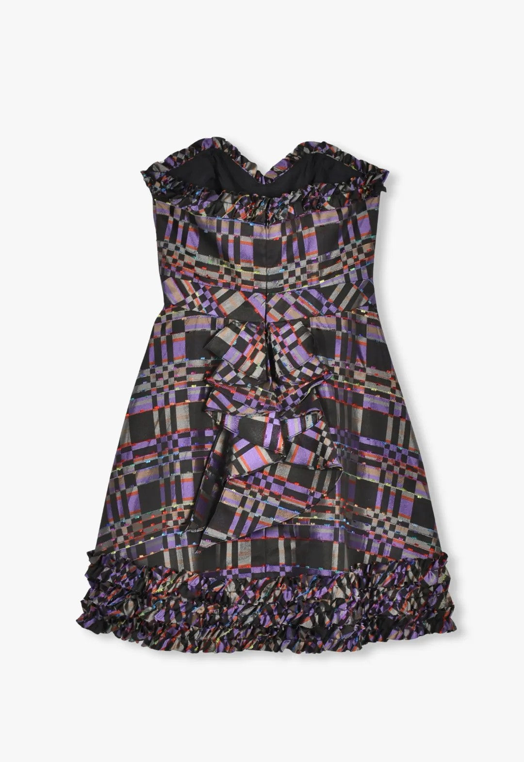 SHANGRI-LA TAFFETA STRAPLESS PARTY DRESS