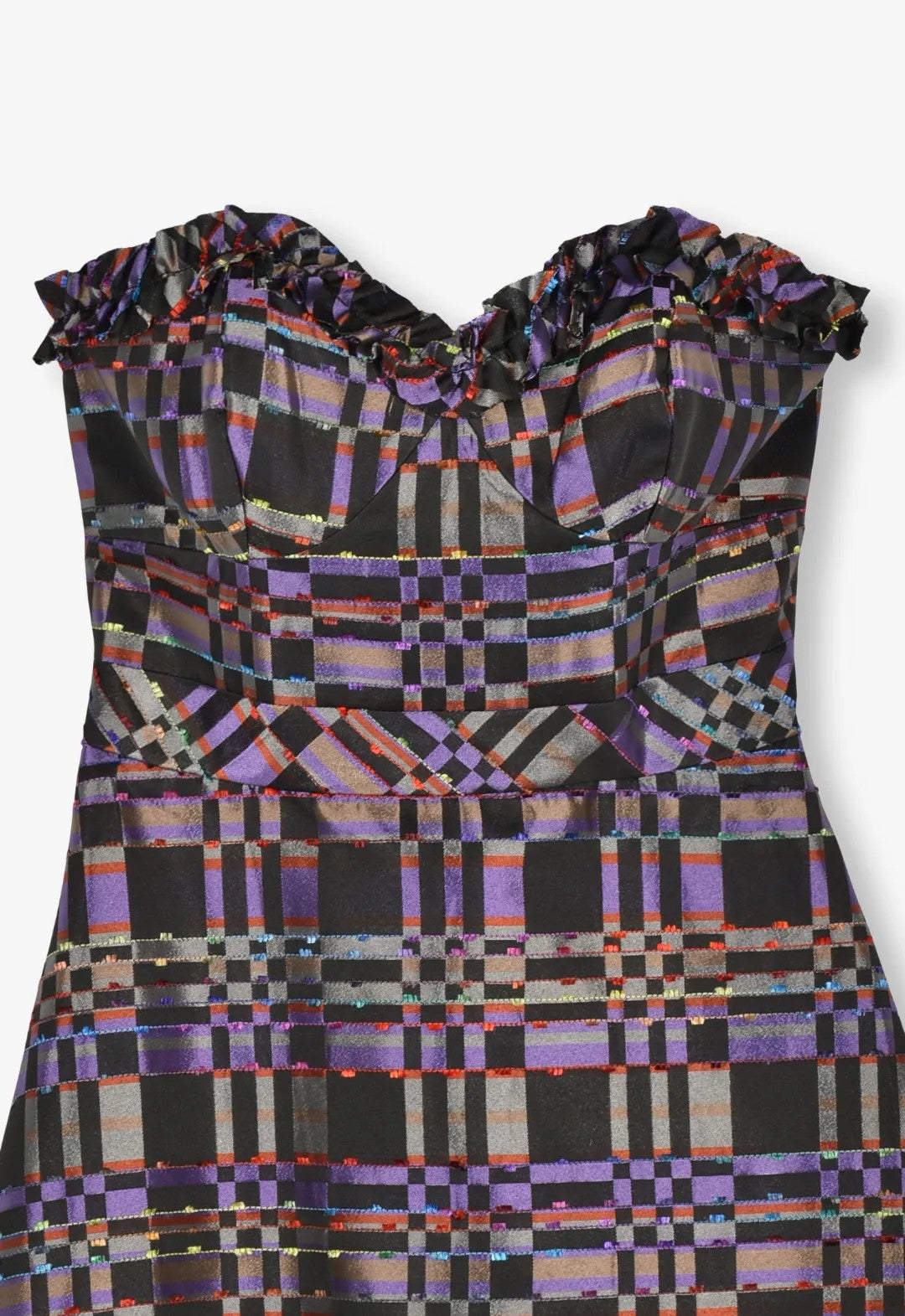 SHANGRI-LA TAFFETA STRAPLESS PARTY DRESS