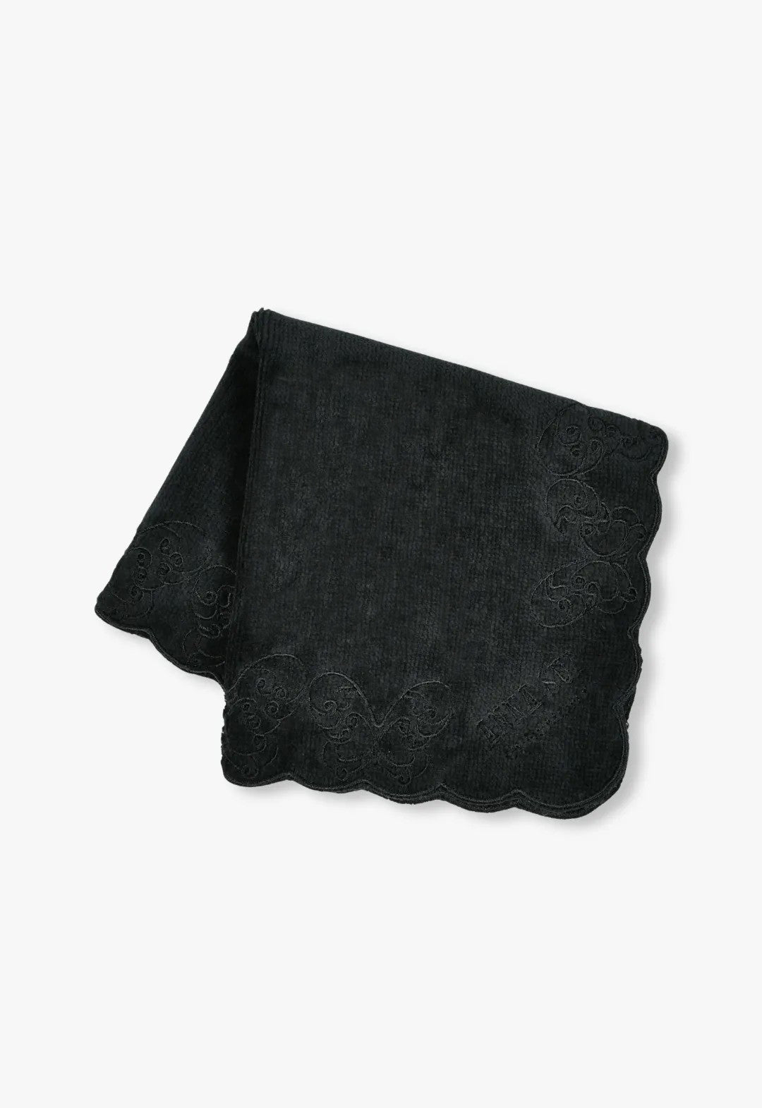 扇貝形毛巾布手帕